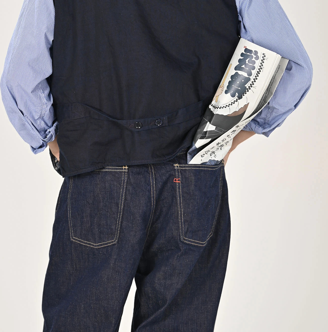 45R(フォーティファイブアール) |藍デニムライトオンスのシャルロット5（濃）