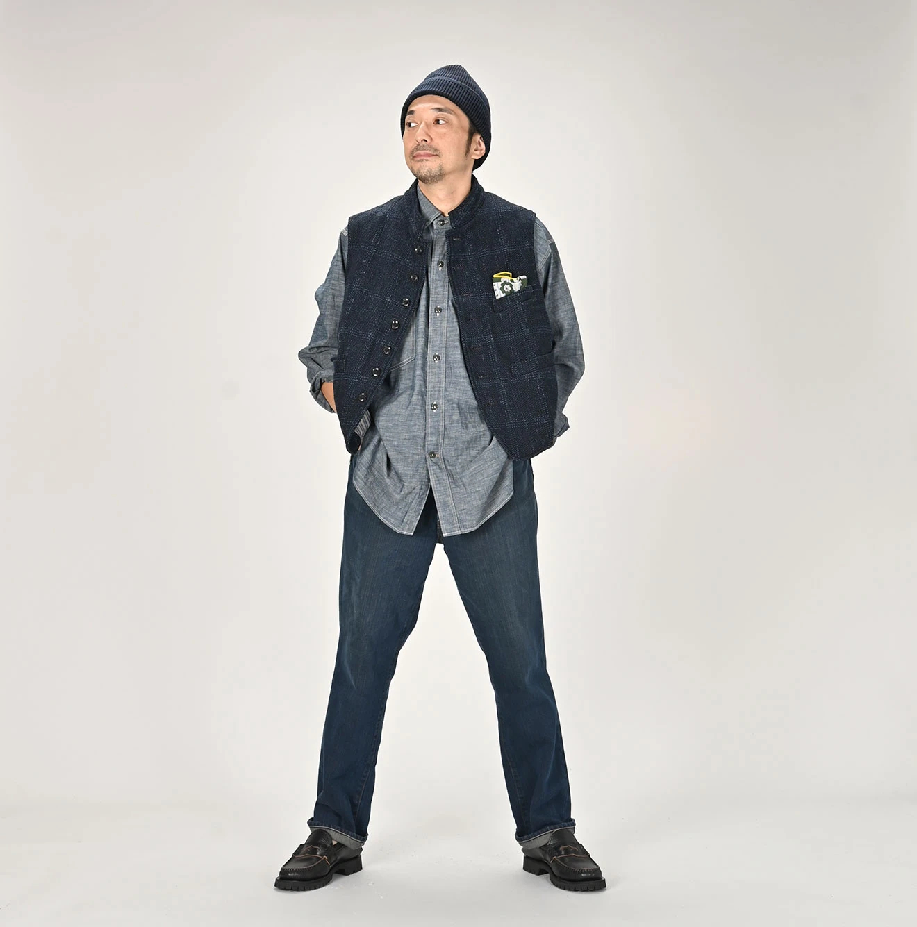 45R(フォーティファイブアール) |再び6.5墨藍のクロスビー5（加工）