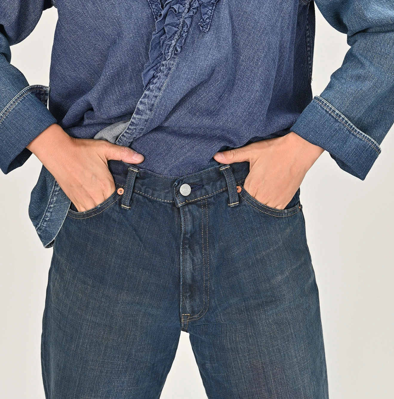 45R(フォーティファイブアール) |再び6.5墨藍のクロスビー5（加工）