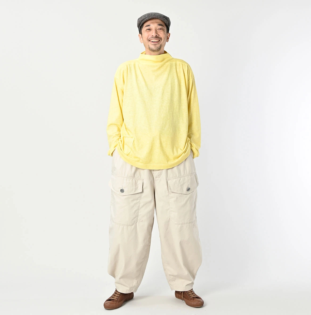 45R(フォーティファイブアール) |薄バックサテン45RPM刺繍の908テントパンツ（再び）