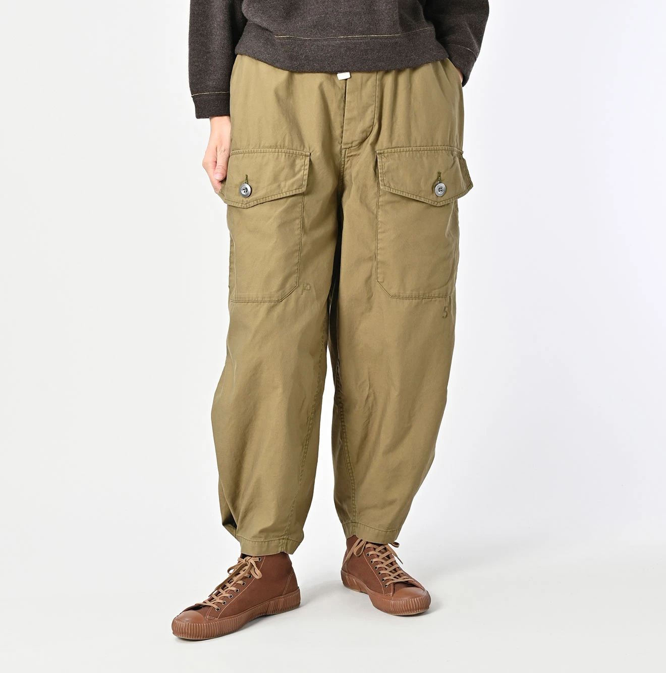 45R(フォーティファイブアール) |薄バックサテン45RPM刺繍の908テントパンツ（再び）