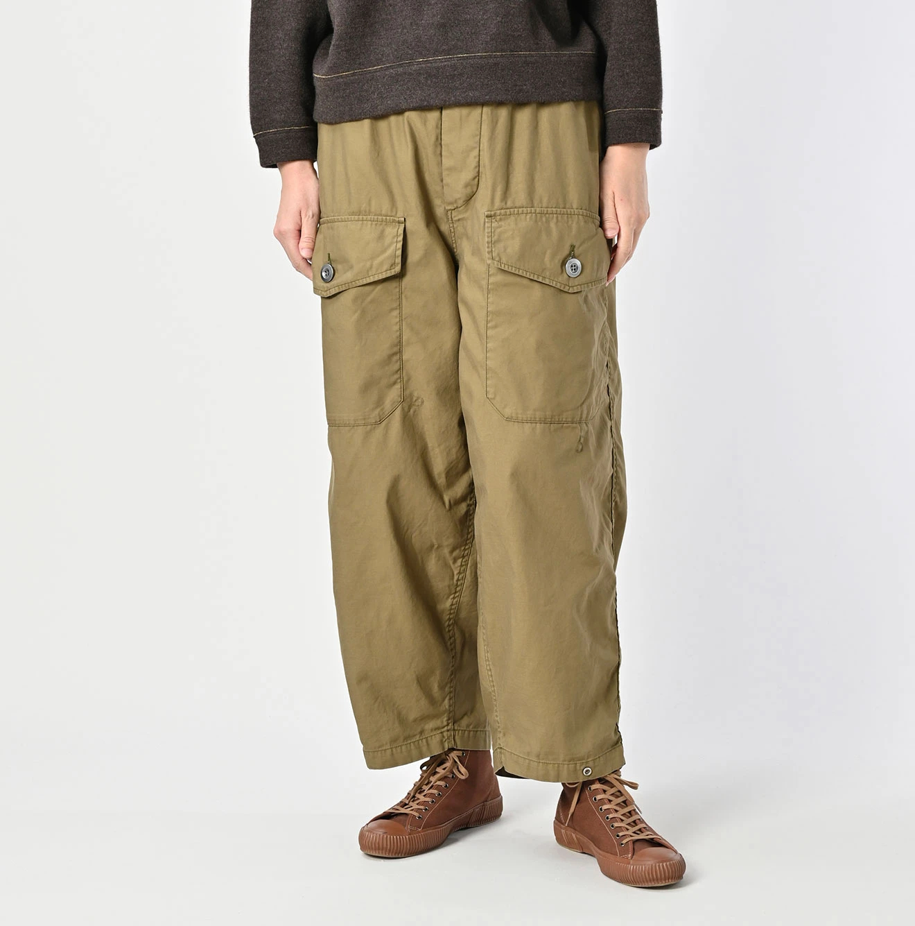 45R(フォーティファイブアール) |薄バックサテン45RPM刺繍の908テントパンツ（再び）