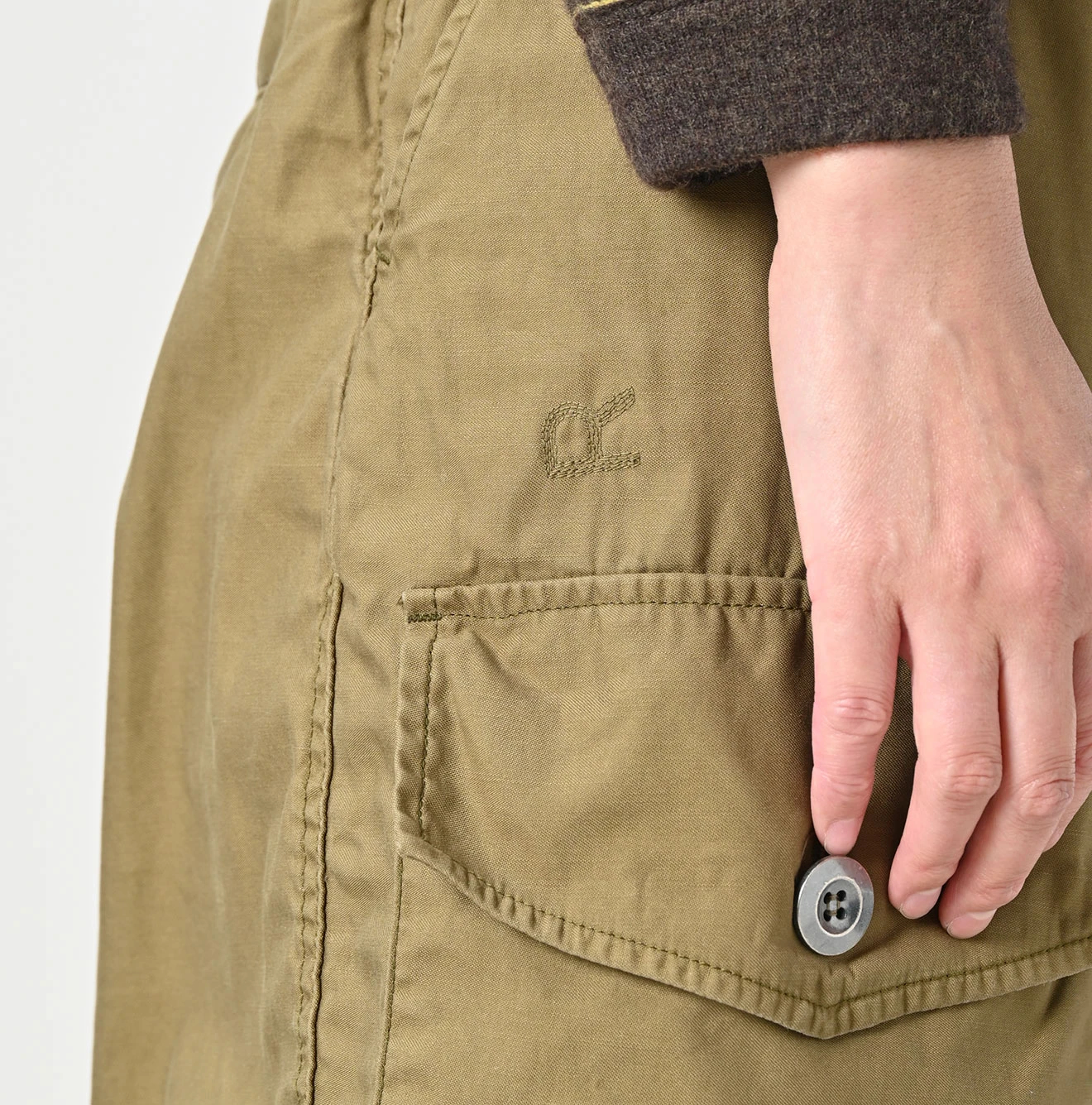 45R(フォーティファイブアール) |薄バックサテン45RPM刺繍の908テントパンツ（再び）