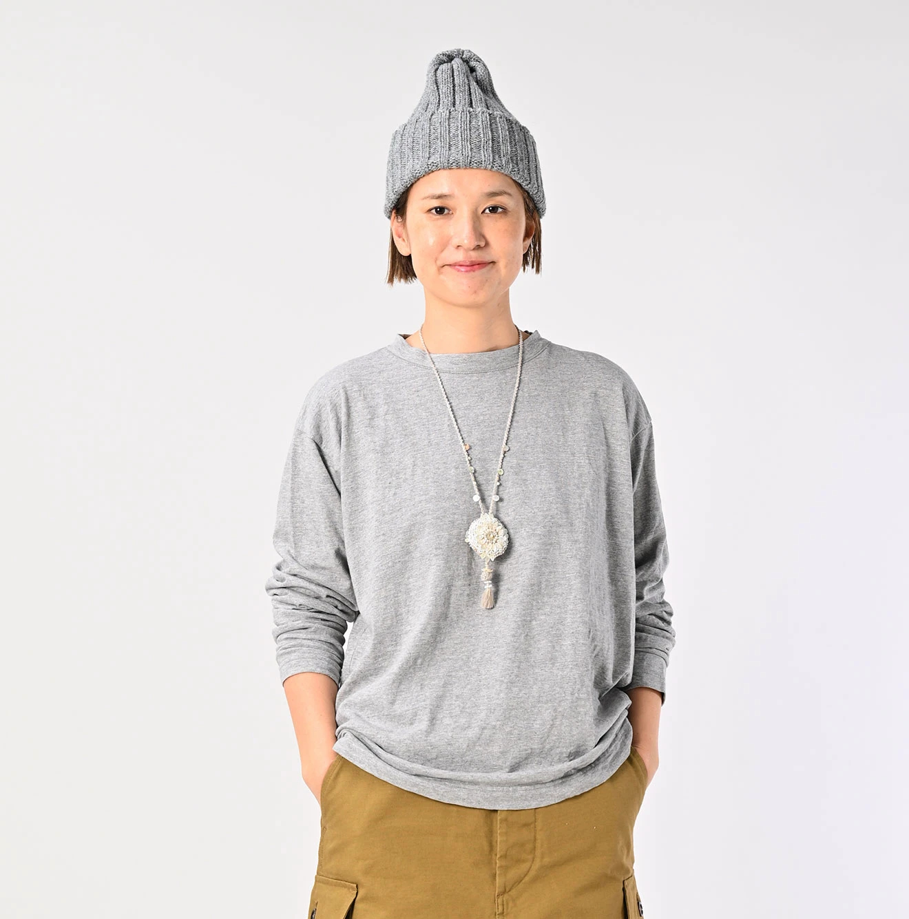 45R(フォーティファイブアール) |ブルハバナプリントの908オーシャン長袖Tシャツ（再び・トップ）