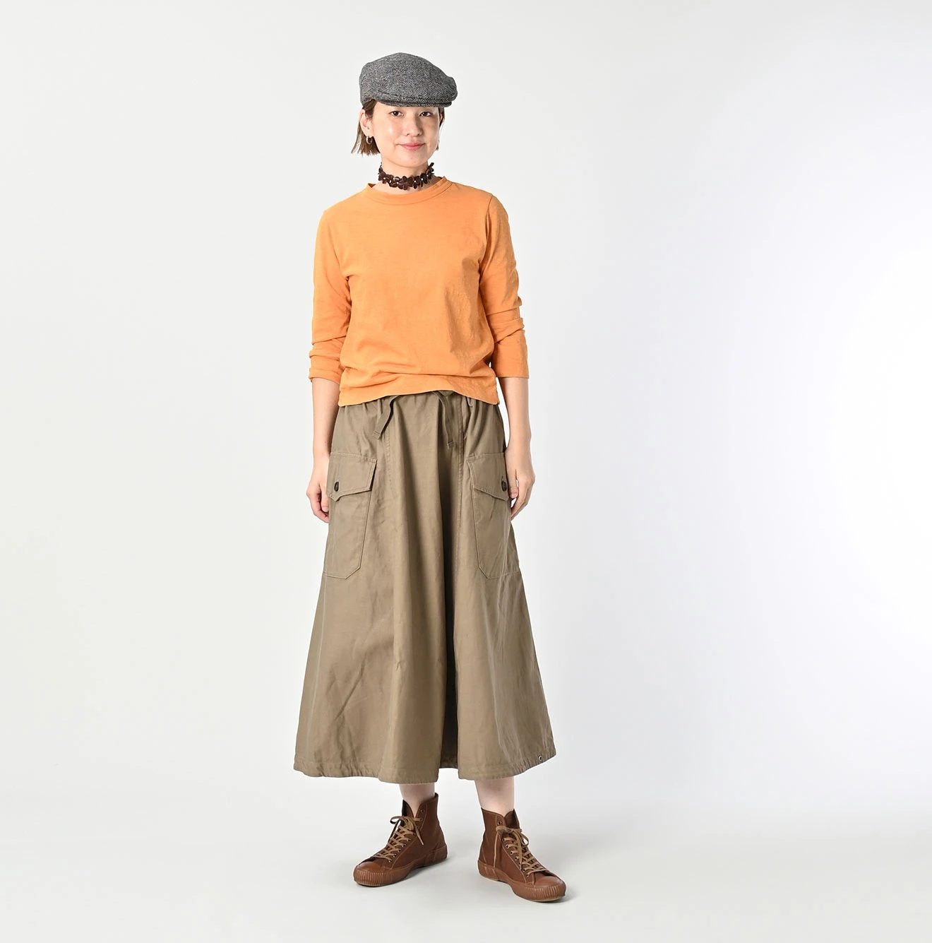 45R(フォーティファイブアール) |天竺の四角Tシャツ（再び・秋色）