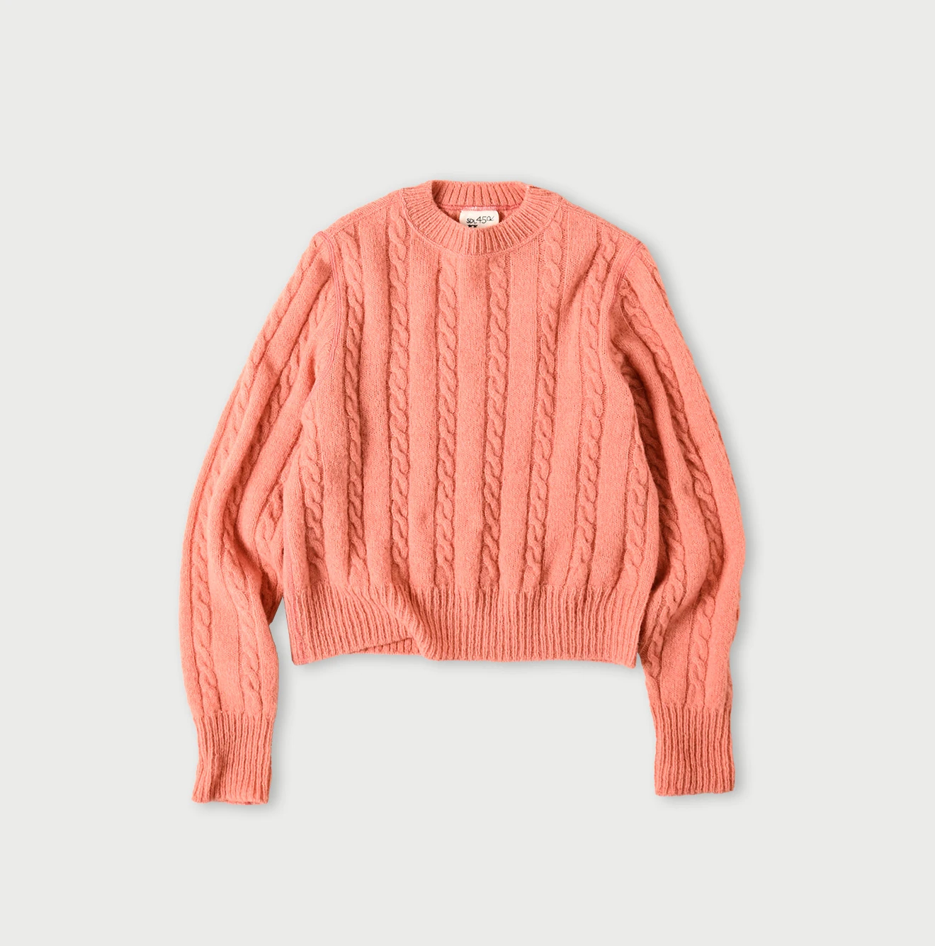 45R(フォーティファイブアール) |シェットランドケーブル縮絨のセーター