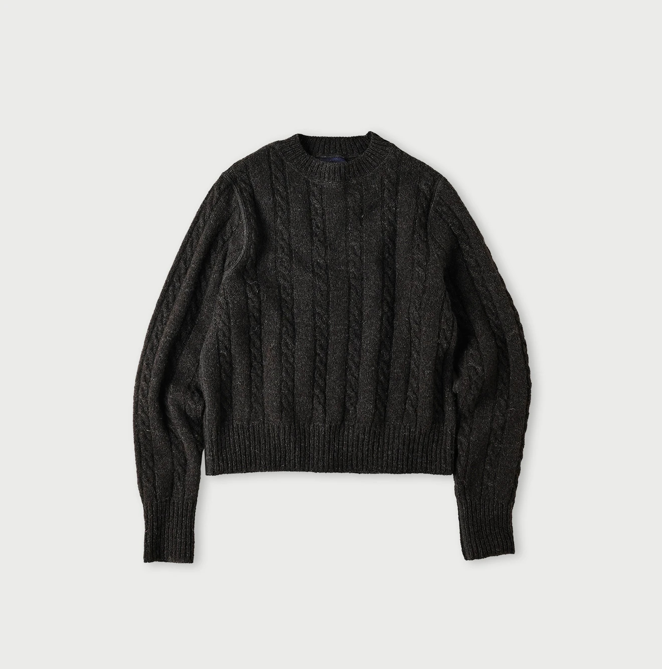 45R(フォーティファイブアール) |シェットランドケーブル縮絨のセーター