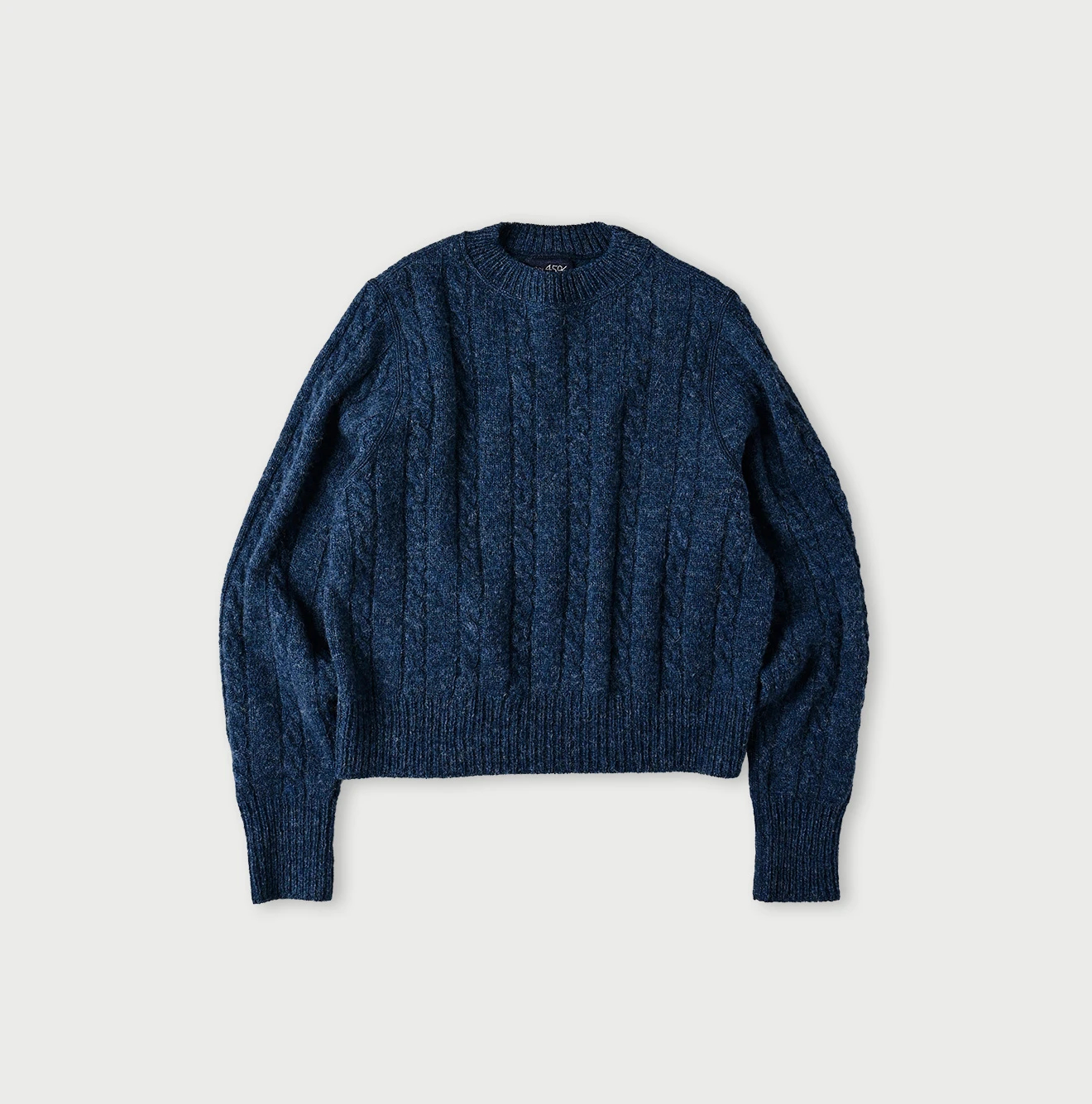 45R(フォーティファイブアール) |シェットランドケーブル縮絨のセーター