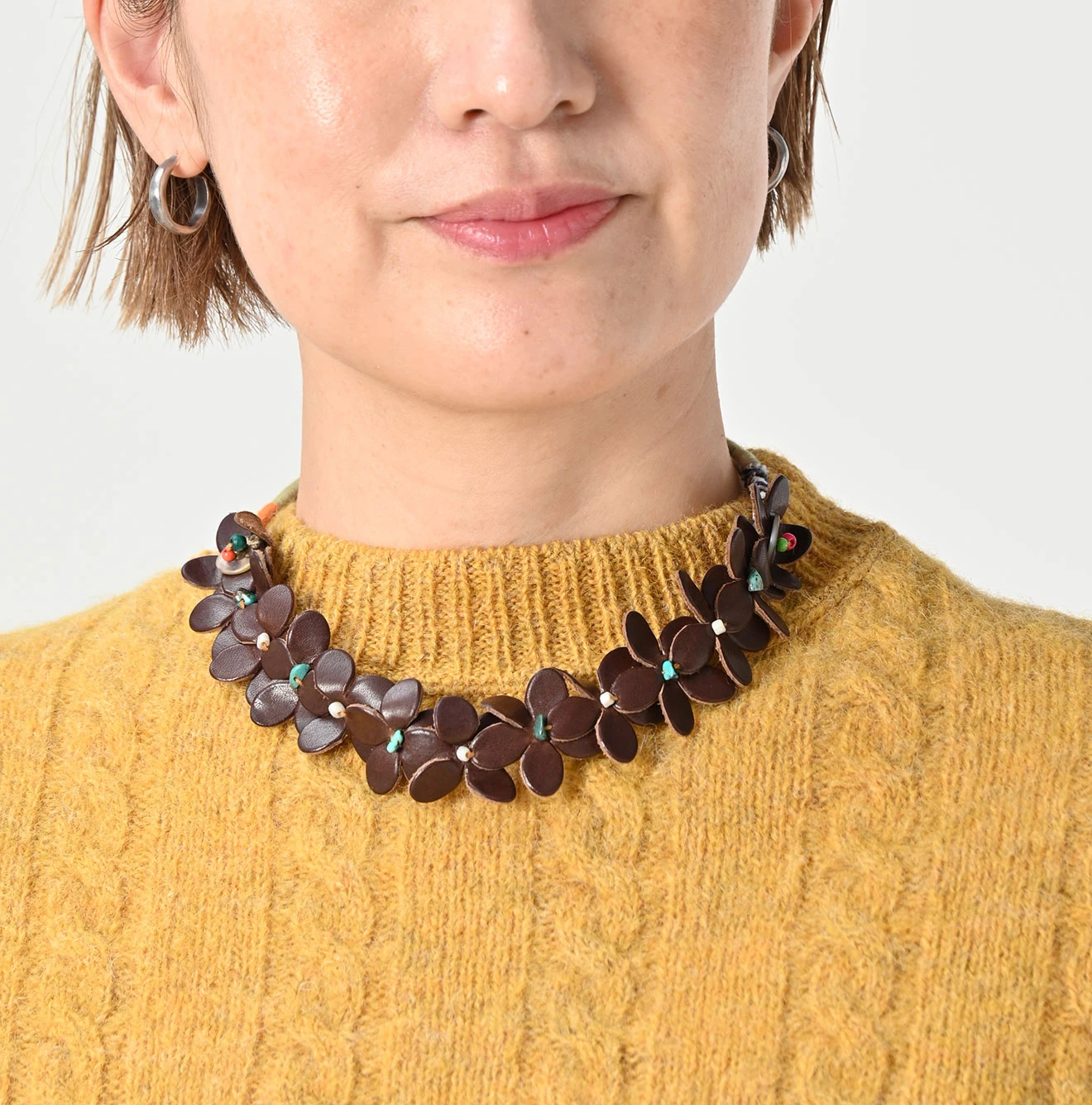 45R(フォーティファイブアール) |シェットランドケーブル縮絨のセーター