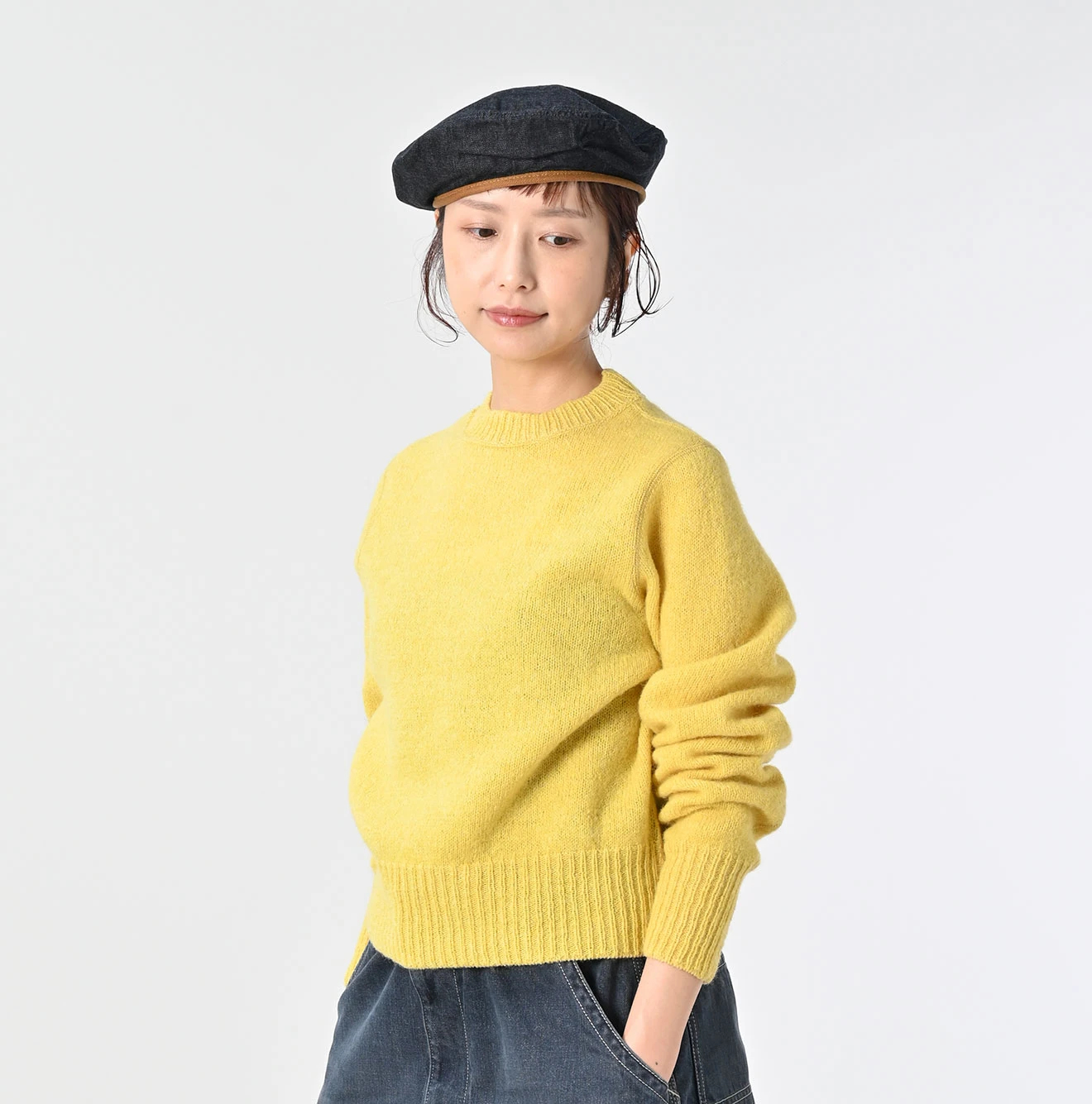 45R(フォーティファイブアール) |シェットランド縮絨のセーター