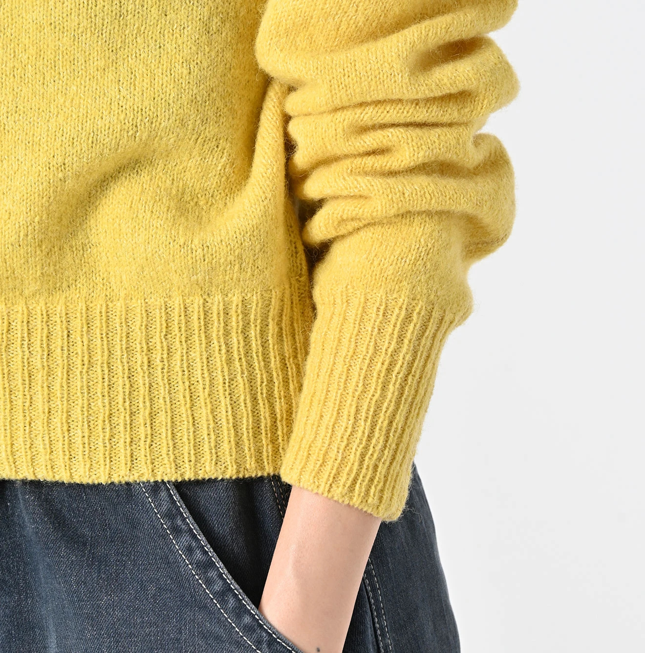 45R(フォーティファイブアール) |シェットランド縮絨のセーター