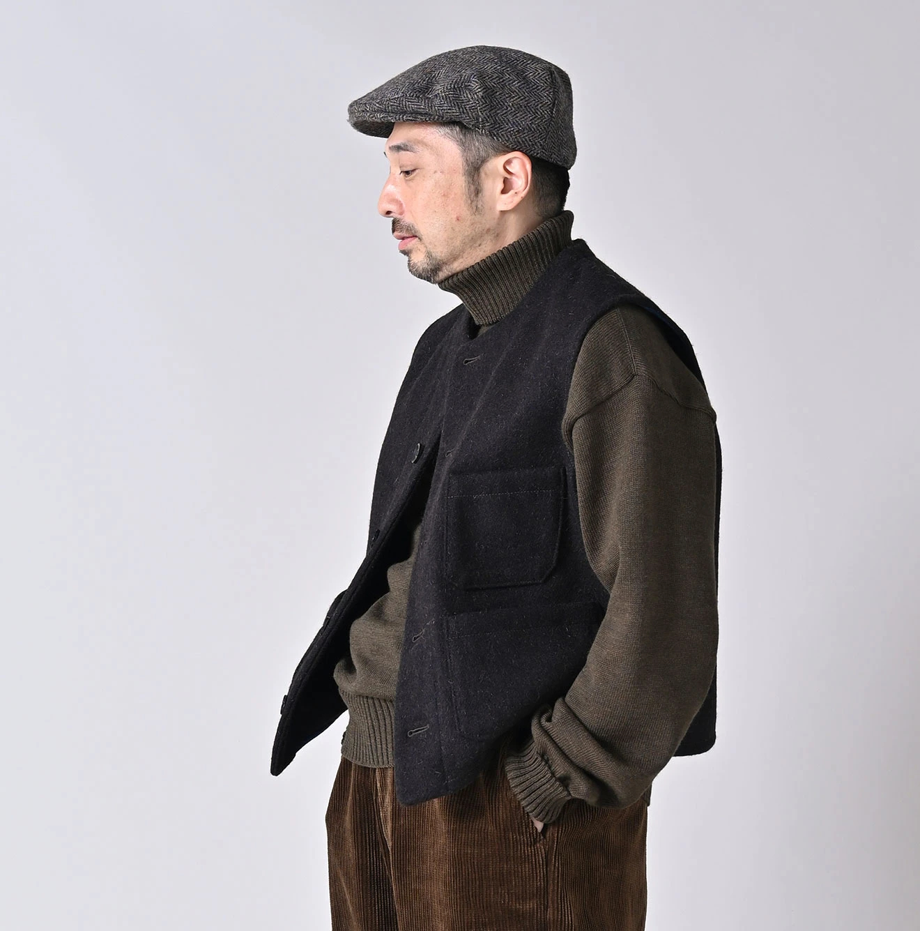 45R（フォーティファイブアール）| メルトンの908クルーベスト Jacket