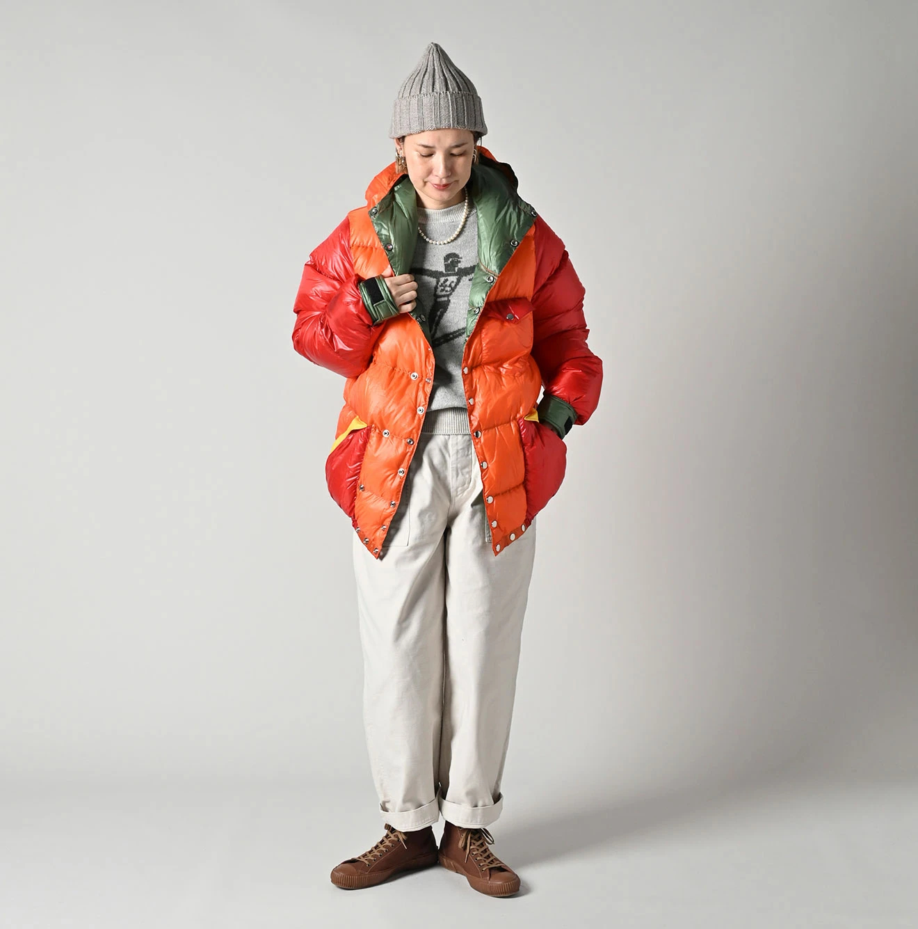 45R(フォーティファイブアール) |KLUANE×45Rスナップパーカー