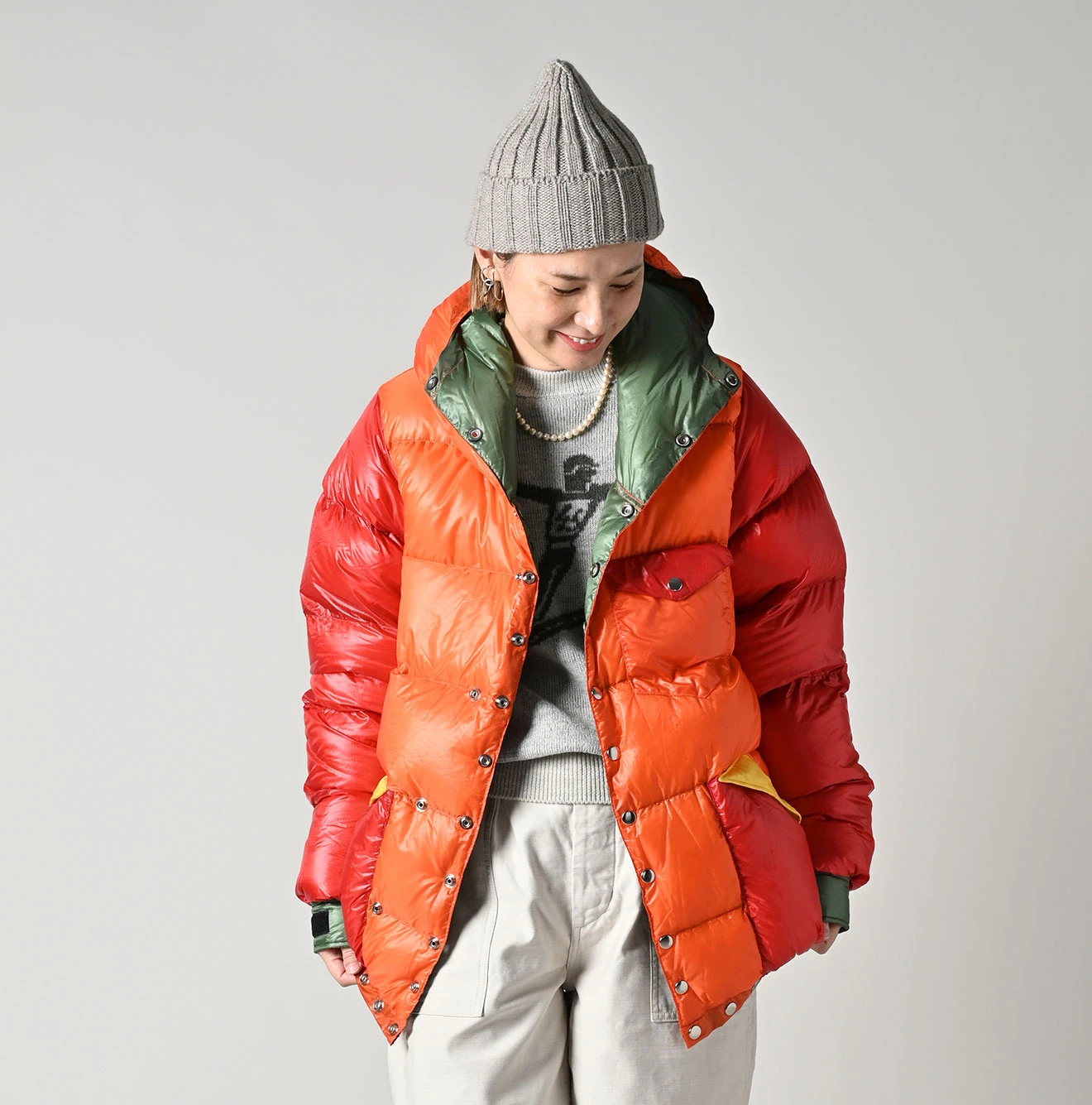 45R(フォーティファイブアール) |KLUANE×45Rスナップパーカー