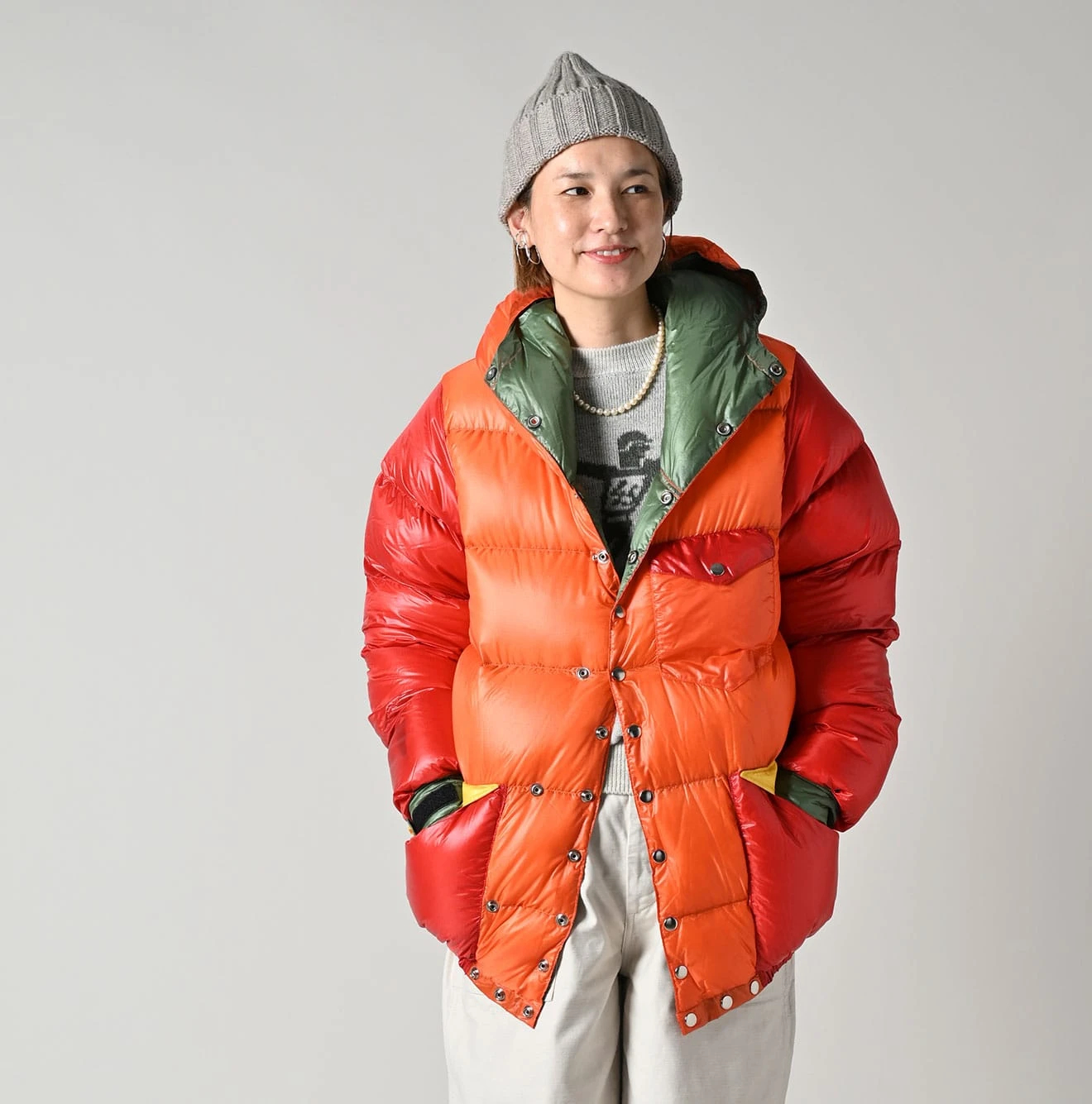 45R(フォーティファイブアール) |KLUANE×45Rスナップパーカー