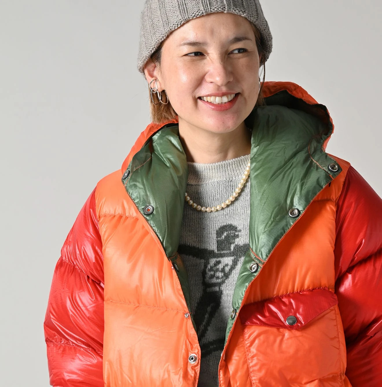 45R(フォーティファイブアール) |KLUANE×45Rスナップパーカー