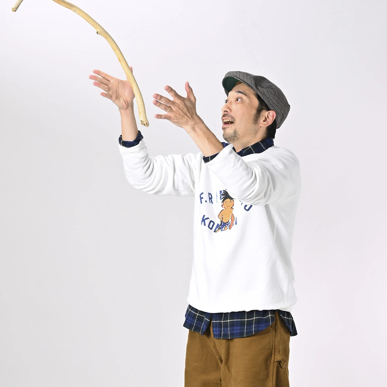 45R 45rpm 葉山ものがたり いろいろコットンのパジャマシャツ 長袖 45R（フォーティファイブアール）| 葉山ものがたりコノッキくんベ