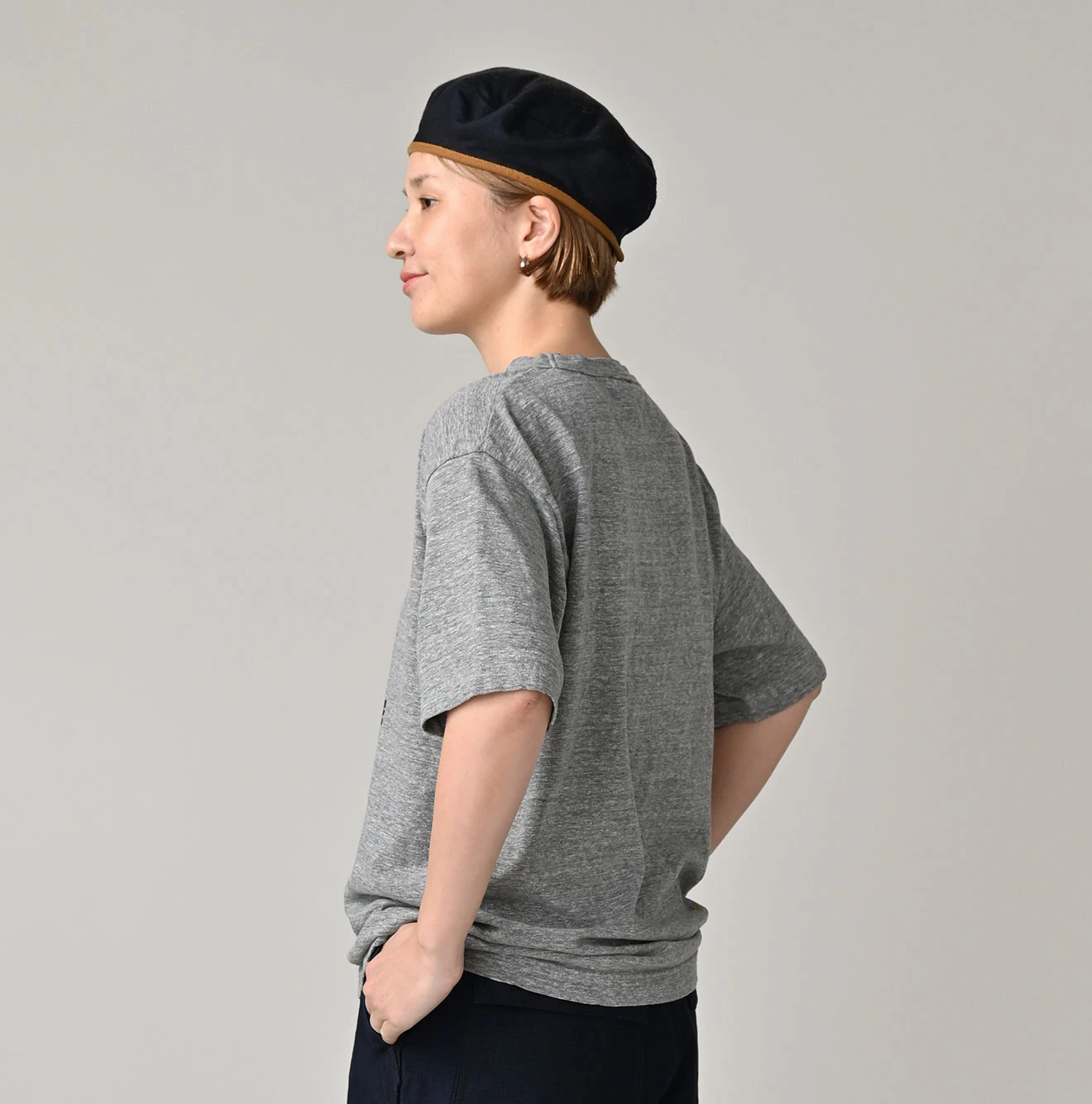 45R（フォーティファイブアール）| 葉山ものがたりオールドソルトベタッチプリントの90845星Tシャツ（再び・トップ） Short ...