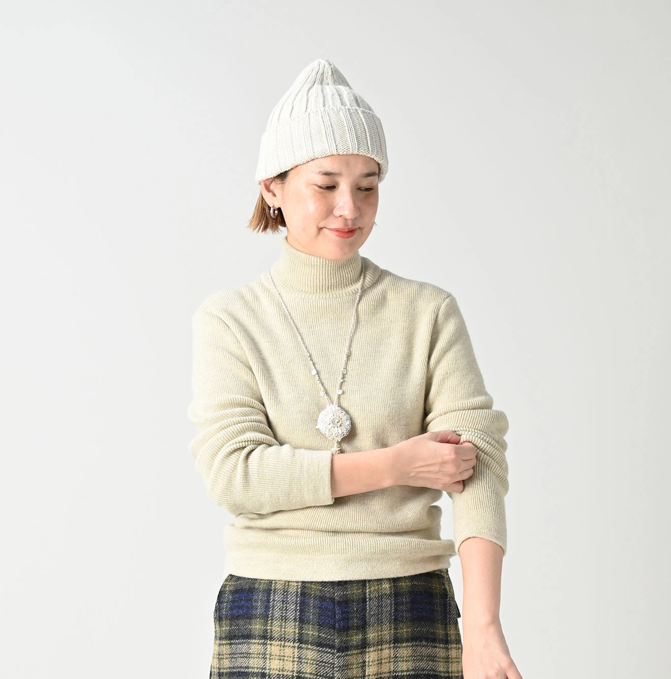 45R（フォーティファイブアール）| USフロートのリブタートル Sweater