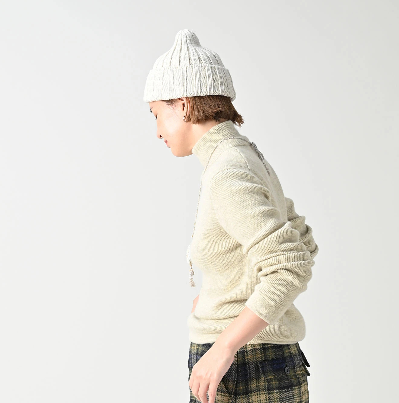 45R（フォーティファイブアール）| USフロートのリブタートル Sweater