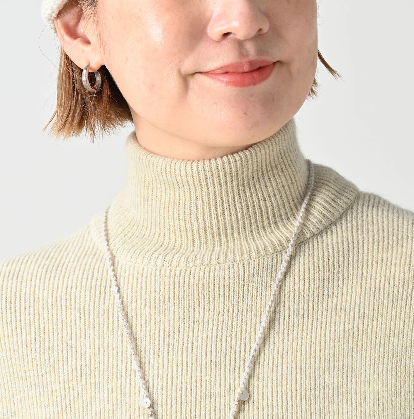 45R（フォーティファイブアール）| USフロートのリブタートル Sweater