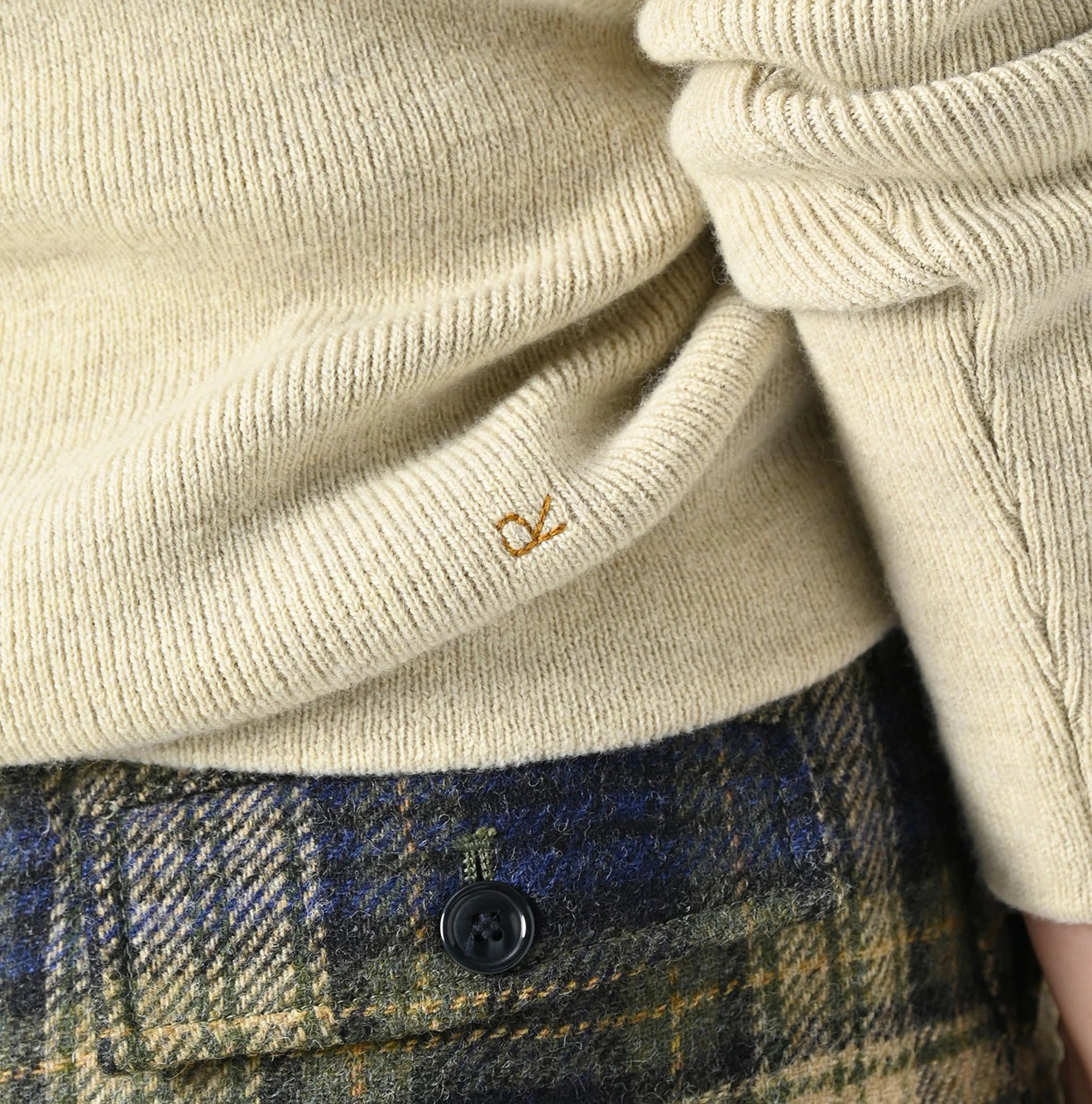 45R（フォーティファイブアール）| USフロートのリブタートル Sweater