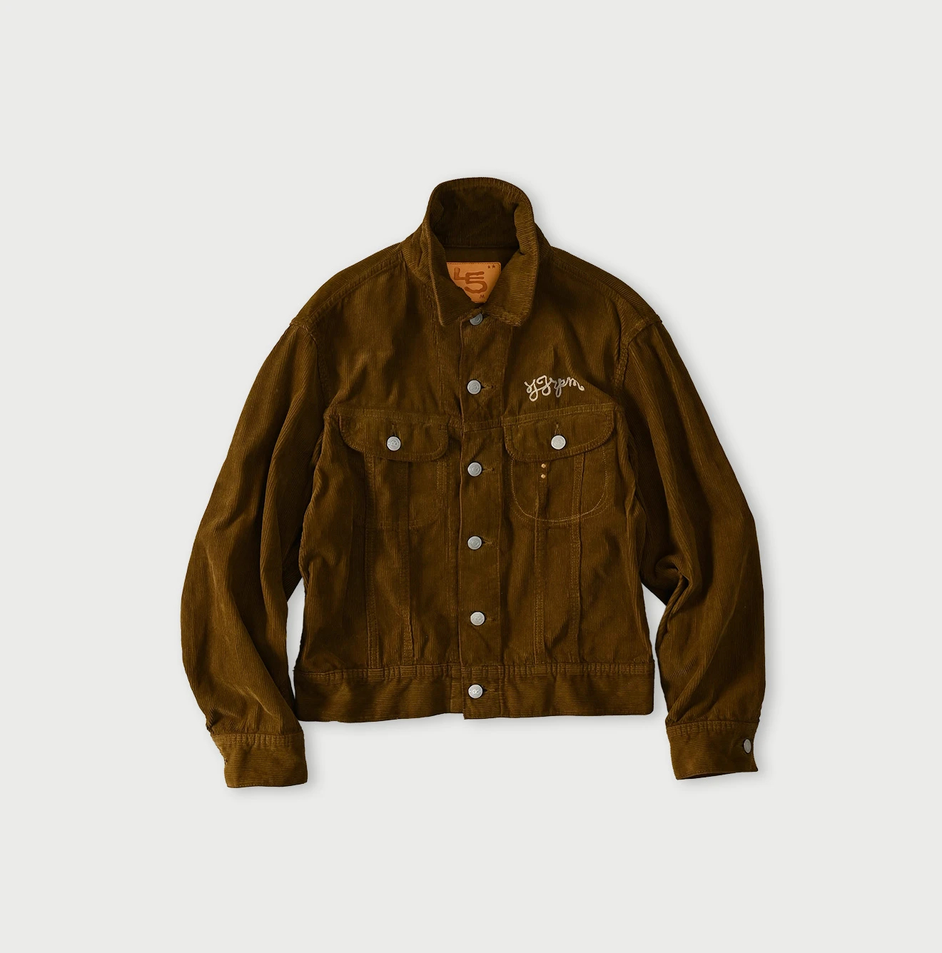 45R(フォーティファイブアール) |12ウェルコーデュロイの908山比古比女ジャン（再び・RRW刺繍）