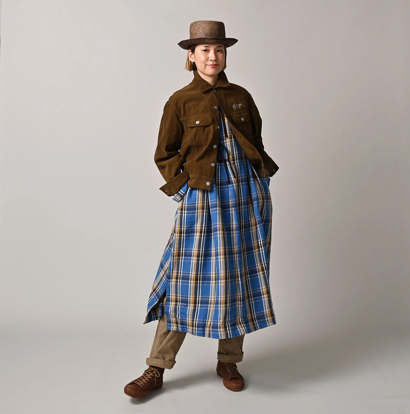 45R(フォーティファイブアール) |12ウェルコーデュロイの908山比古比女ジャン（再び・RRW刺繍）