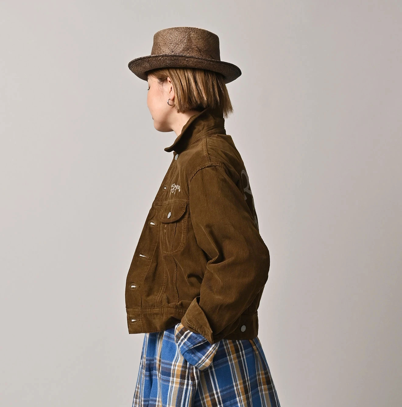 45R(フォーティファイブアール) |12ウェルコーデュロイの908山比古比女ジャン（再び・RRW刺繍）