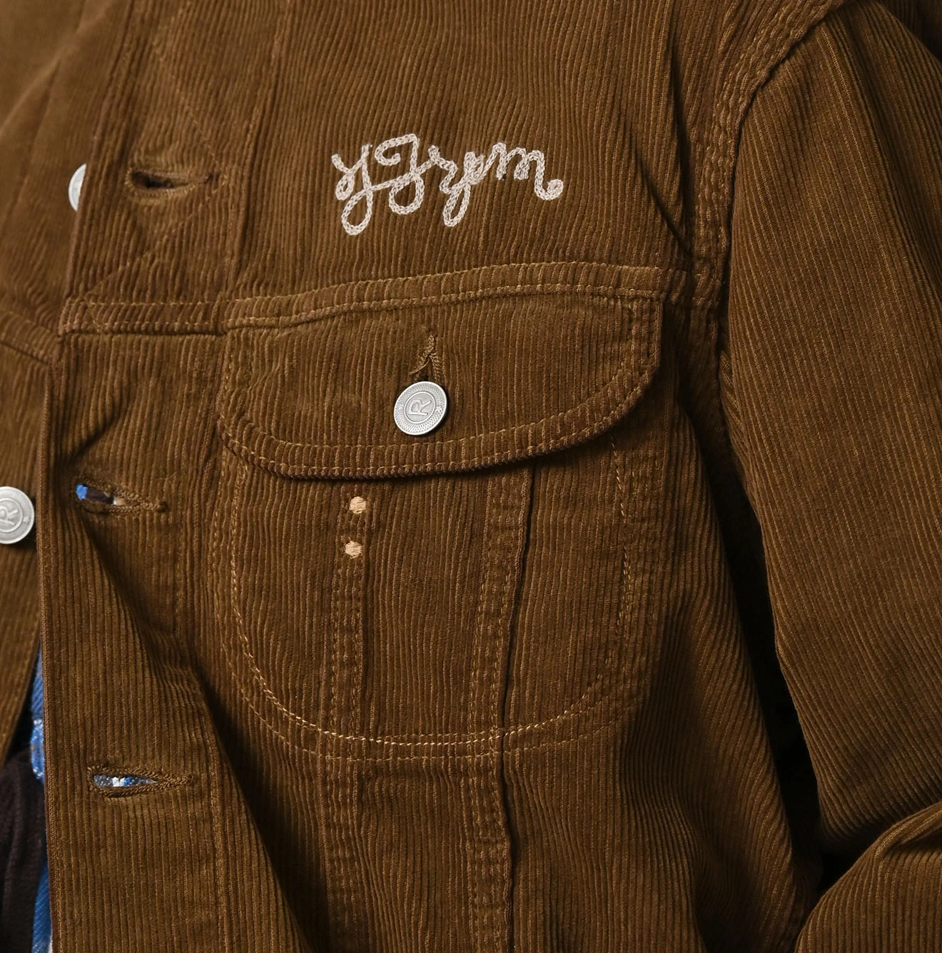 45R(フォーティファイブアール) |12ウェルコーデュロイの908山比古比女ジャン（再び・RRW刺繍）