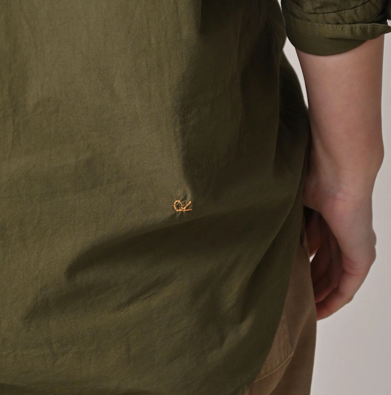 45R(フォーティファイブアール) |コンパクトダンプの908ローファーボタンダウンシャツ（再び・カレッジ刺繍）