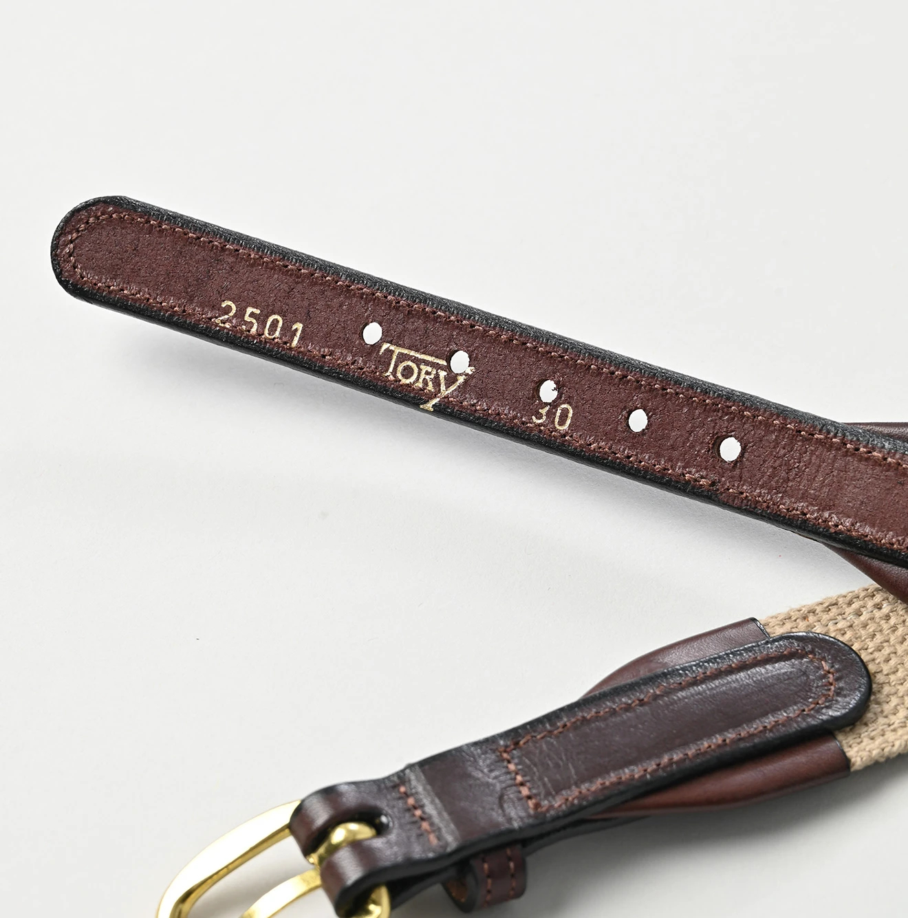 45R（フォーティファイブアール）| TORYLEATHERフラッグテープのベルト