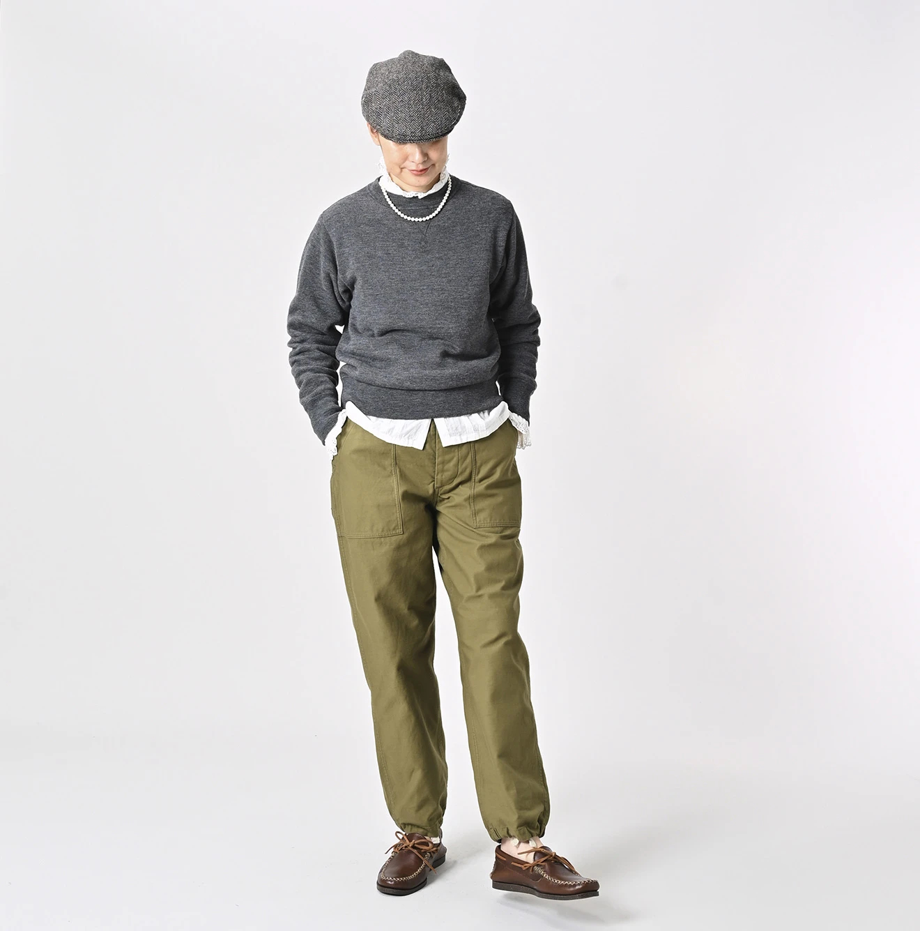 45R（フォーティファイブアール）| バックサテンの908ベイカーパンツ