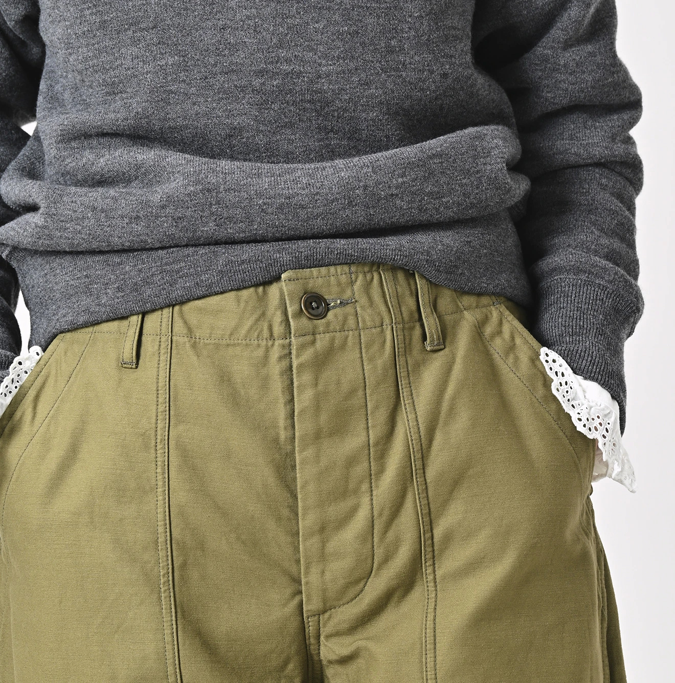 45R（フォーティファイブアール）| バックサテンの908ベイカーパンツ