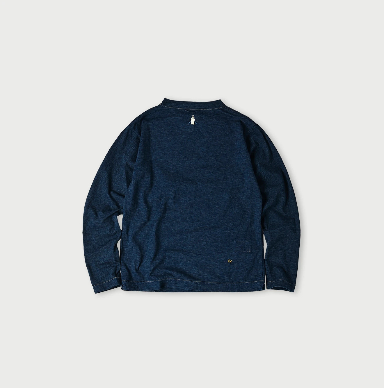 45R(フォーティファイブアール) |葉山ものがたりモントックン刺繍の90845星Tシャツ（インディゴ）