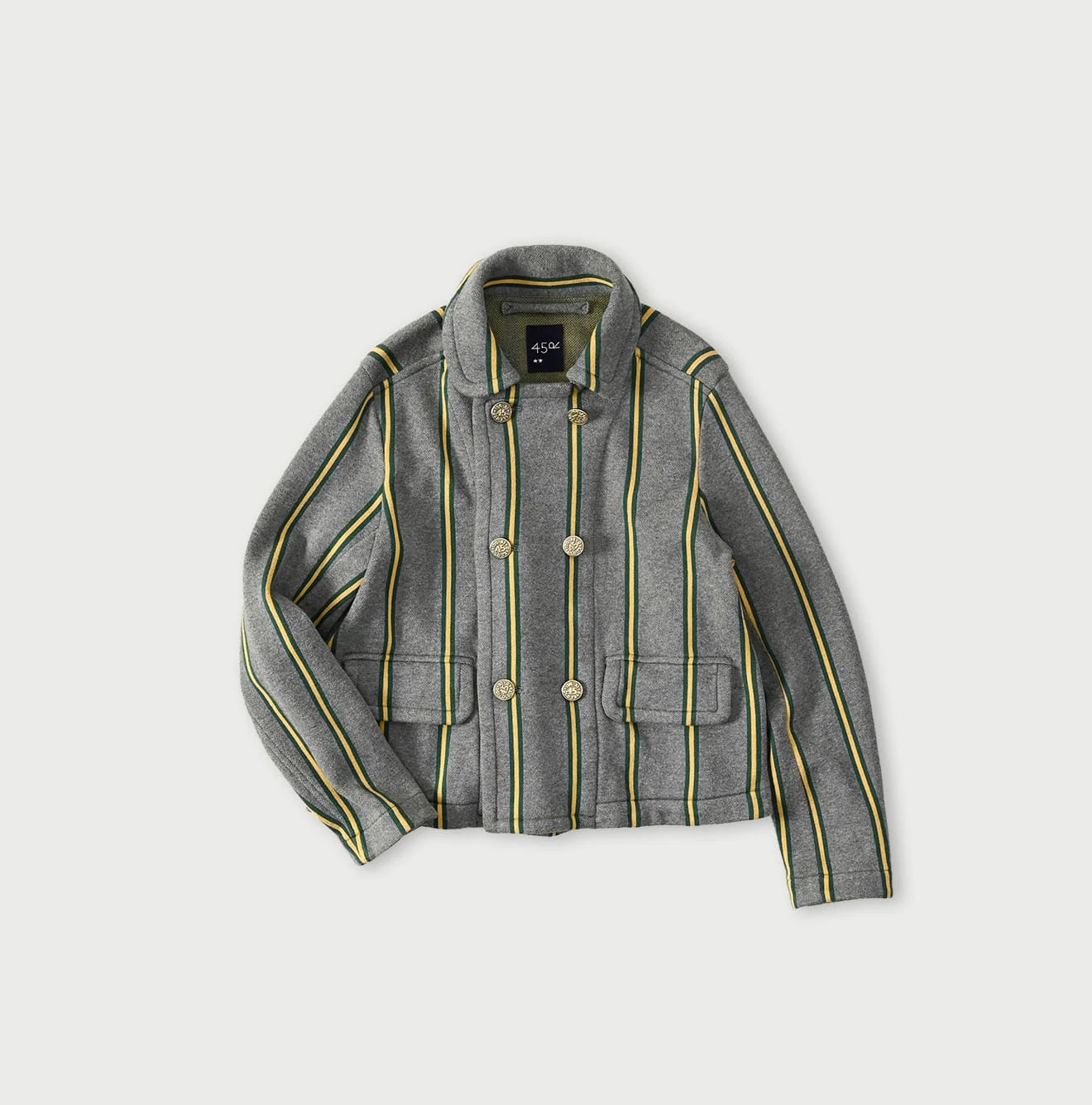 45R(フォーティファイブアール) |ジャージレジメンジャカードのアニーダブルジャケット