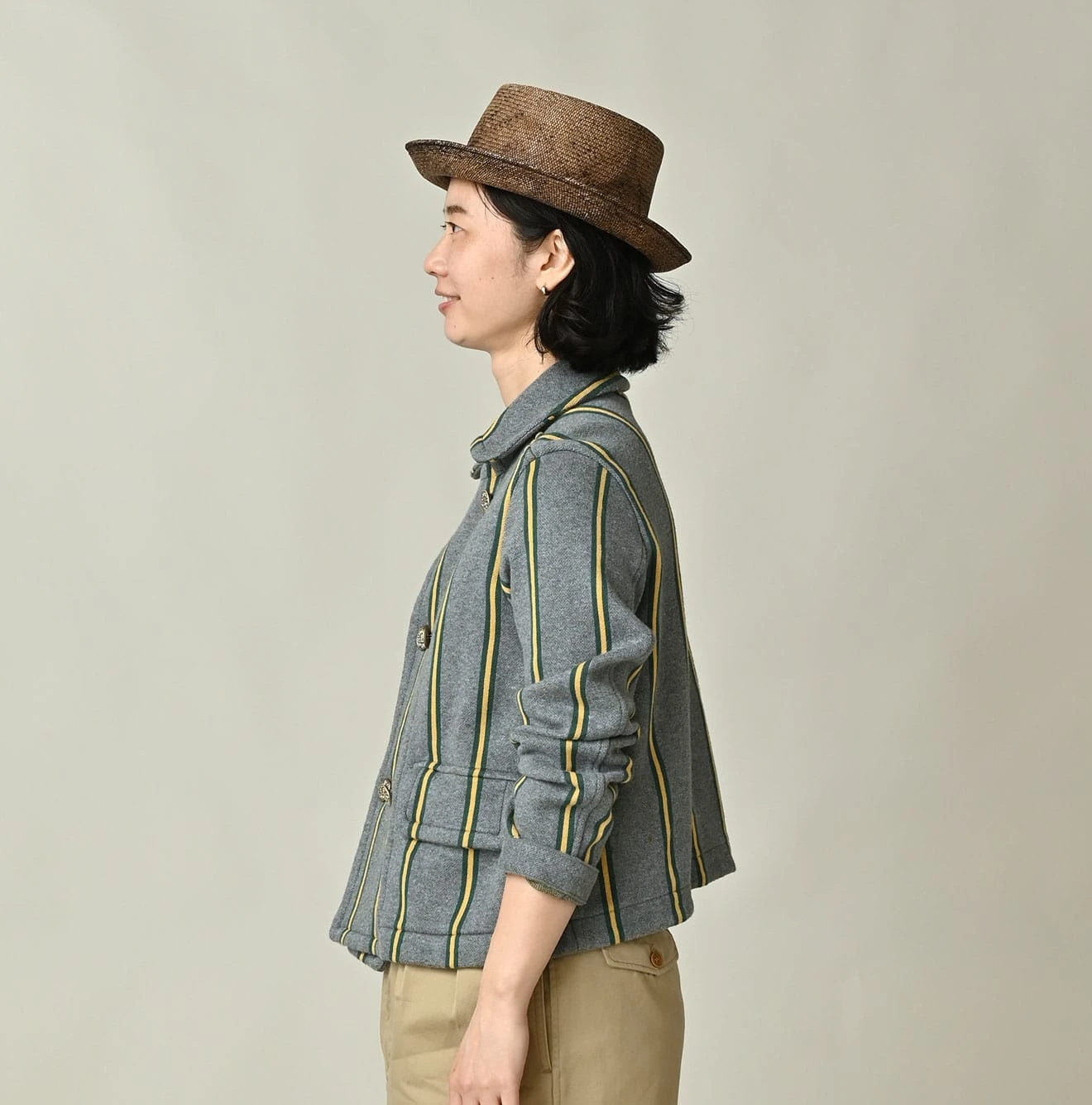 45R(フォーティファイブアール) |ジャージレジメンジャカードのアニーダブルジャケット