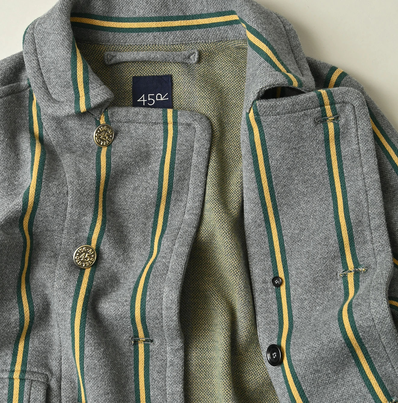 45R(フォーティファイブアール) |ジャージレジメンジャカードのアニーダブルジャケット