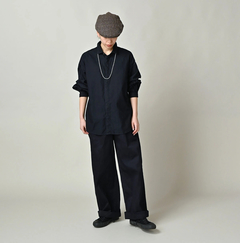 45R（フォーティファイブアール）| スーピマオックスのちび襟長袖