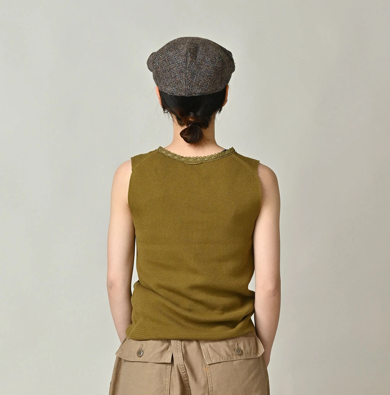 45R（フォーティファイブアール）| リブニットソーのキャミソール Vest