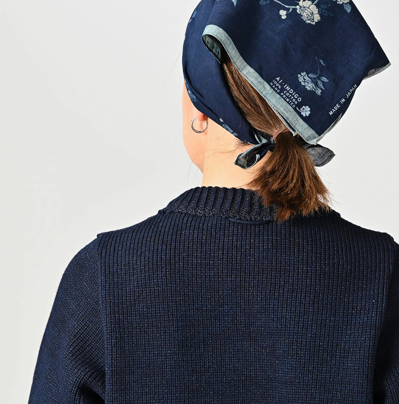 45R(フォーティファイブアール) |インディゴニットのパフカーディガン