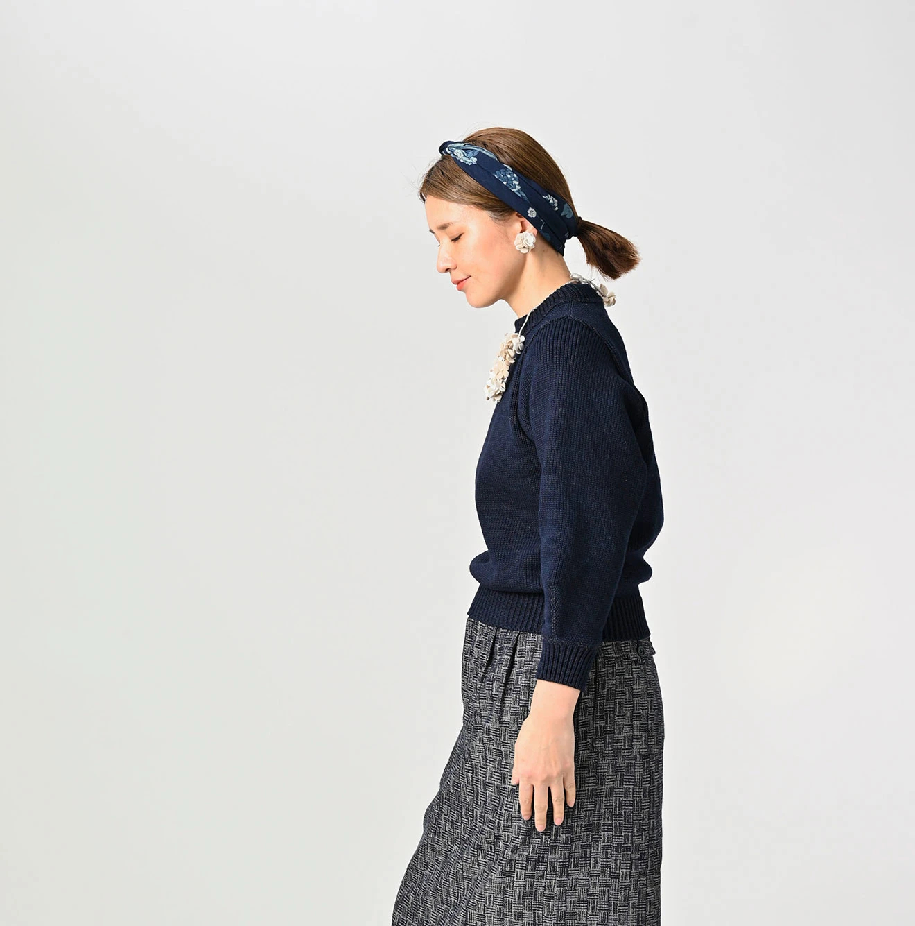 45R(フォーティファイブアール) |インディゴニットのパフセーター