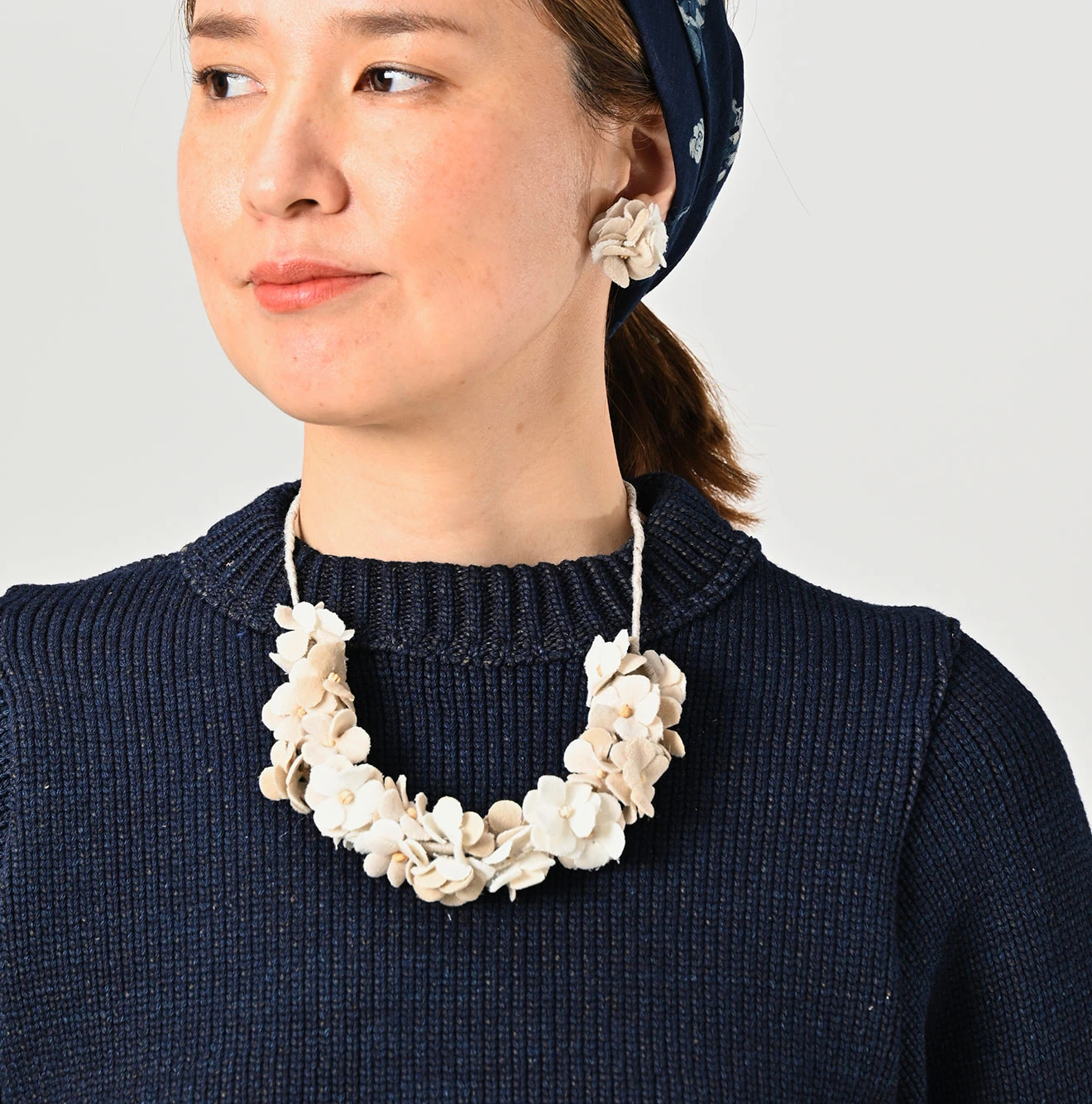 45R(フォーティファイブアール) |インディゴニットのパフセーター