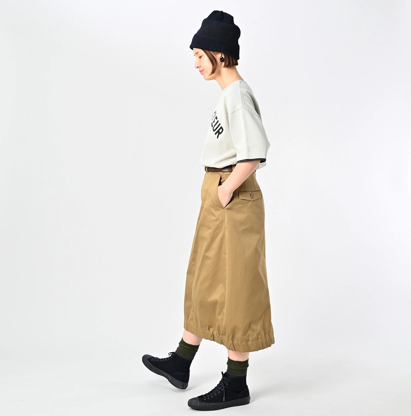 45R（フォーティファイブアール）| チノのニームスカート Skirt | 公式