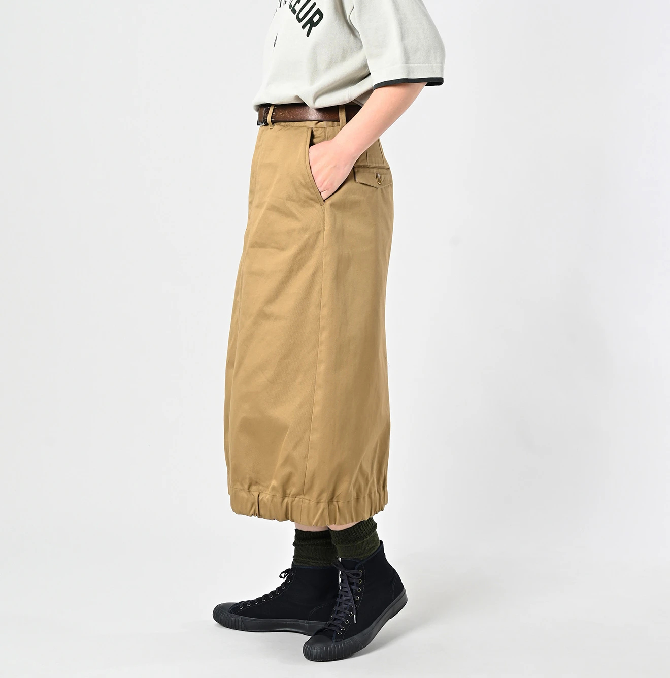 45R（フォーティファイブアール）| チノのニームスカート Skirt | 公式