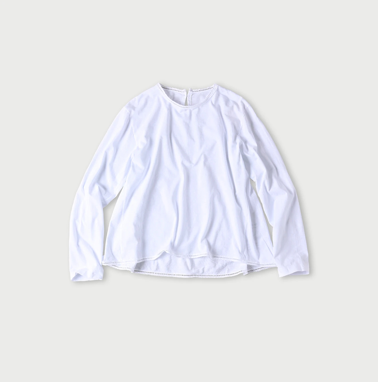 45R(フォーティファイブアール) |スーピマ天竺のフレアTシャツ