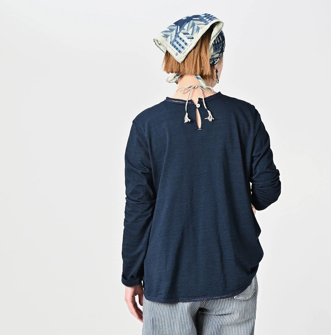 美品 45R フォーティファイブアール スーピマ天竺のフレアTシャツ ロングスリーブカットソー 70470032 サイズ0 ブラウン レディース 古着 中古 USED 45rpm - 美品 45R フォーティファイブアール スーピマ天竺のフレアT