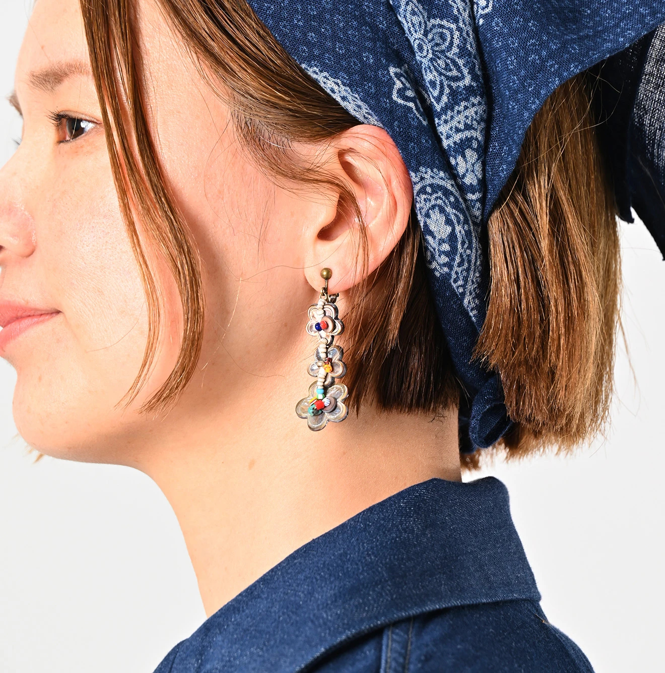 45R(フォーティファイブアール) |シェルdeフルールのイヤリング