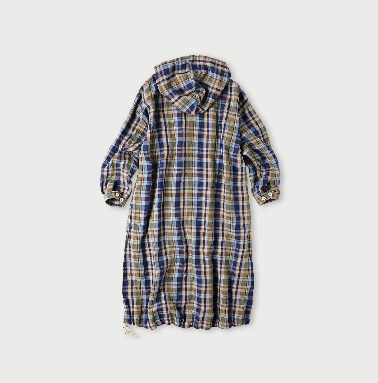 45R(フォーティファイブアール) |インドリネンマドラスのセーラードレス