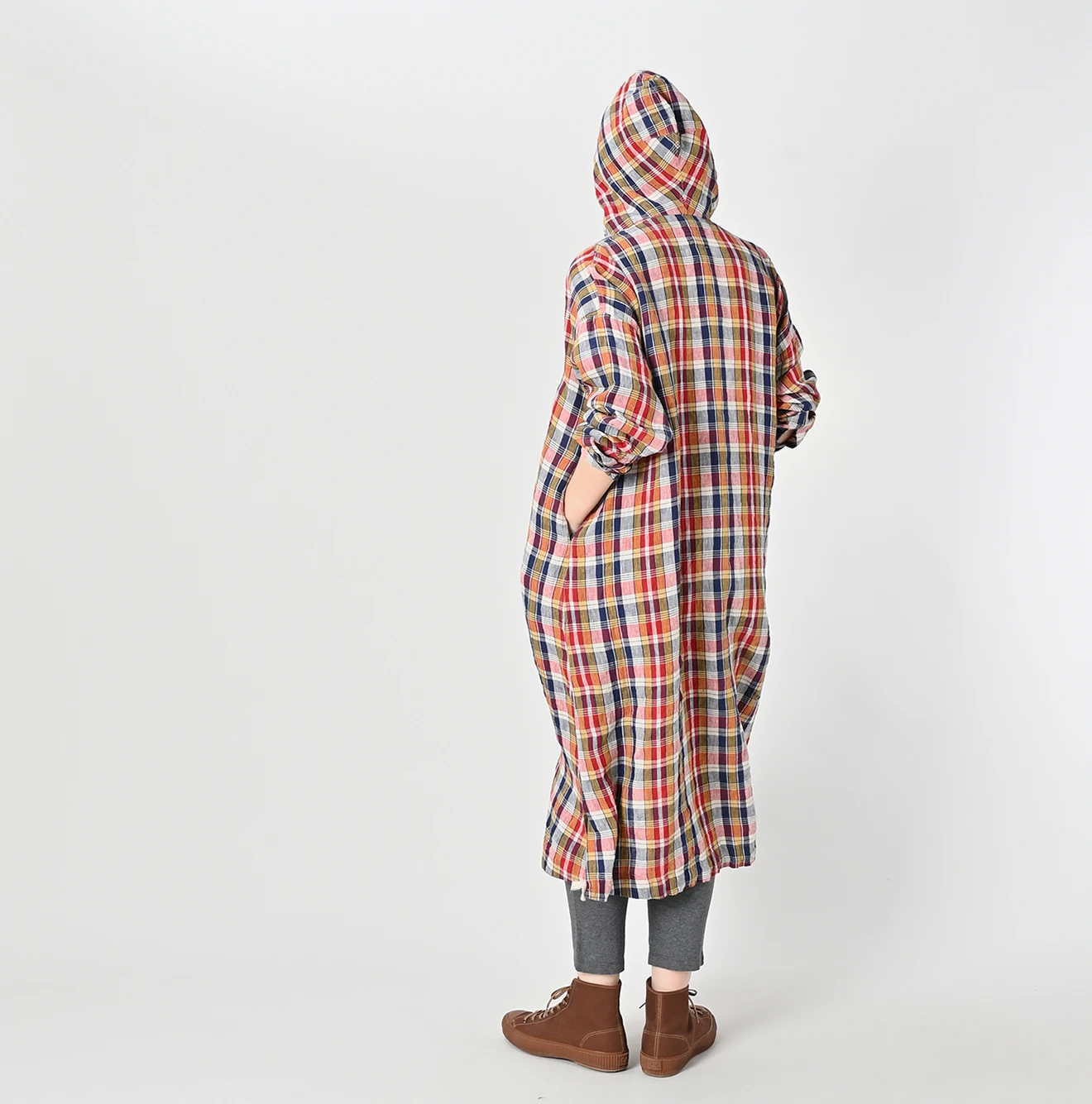 45R(フォーティファイブアール) |インドリネンマドラスのセーラードレス